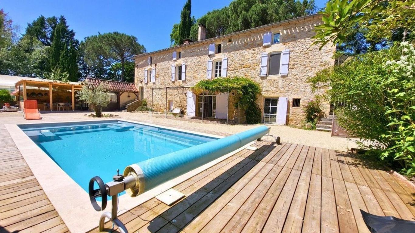 Domaine La Buissiere Duravel "La Maison" Piscine Privative Exteriér fotografie